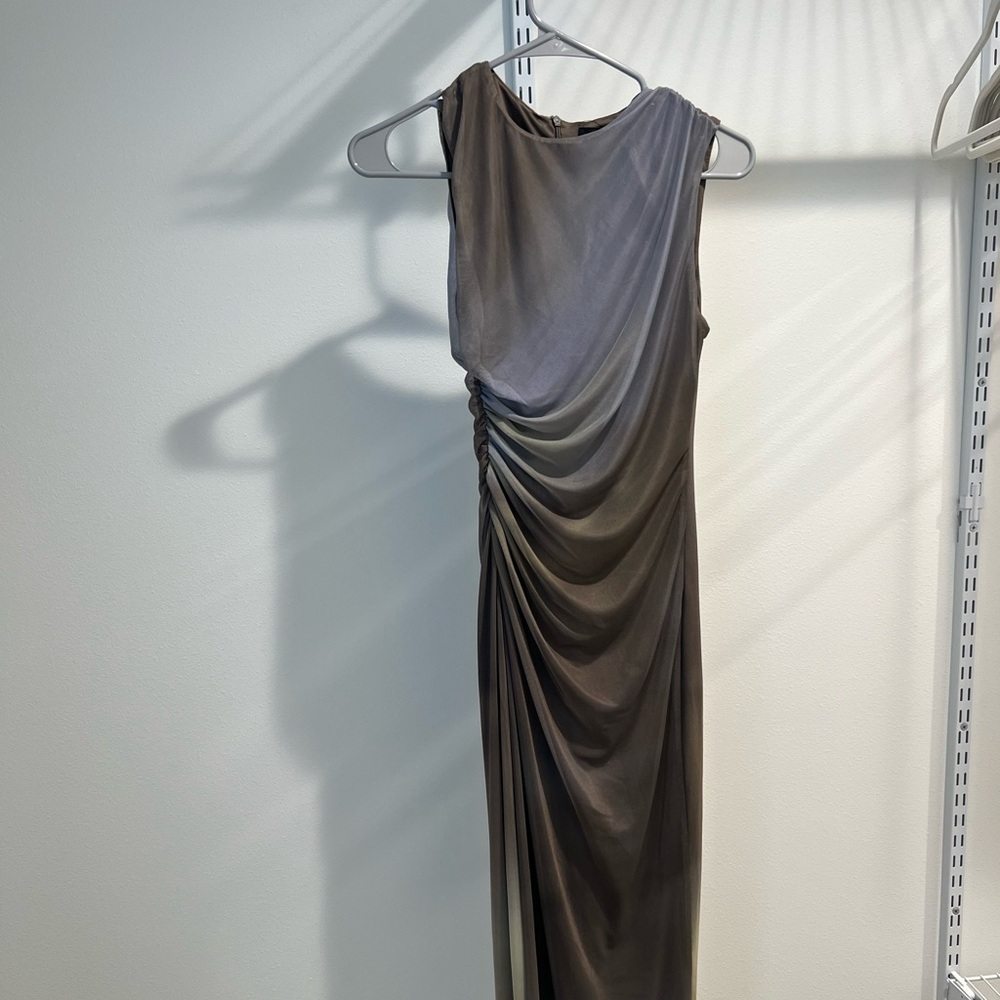 Zara draped midi dress
